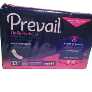 Prevail Daily Pads*new*33count.